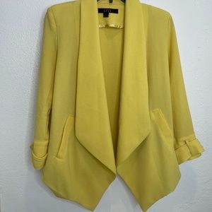 Woman's Blazer- "Ovi" in Yellow - Size M